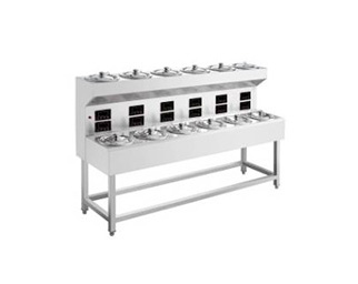 十二頭階梯煲仔爐 尺寸:1600x1000x1200mm